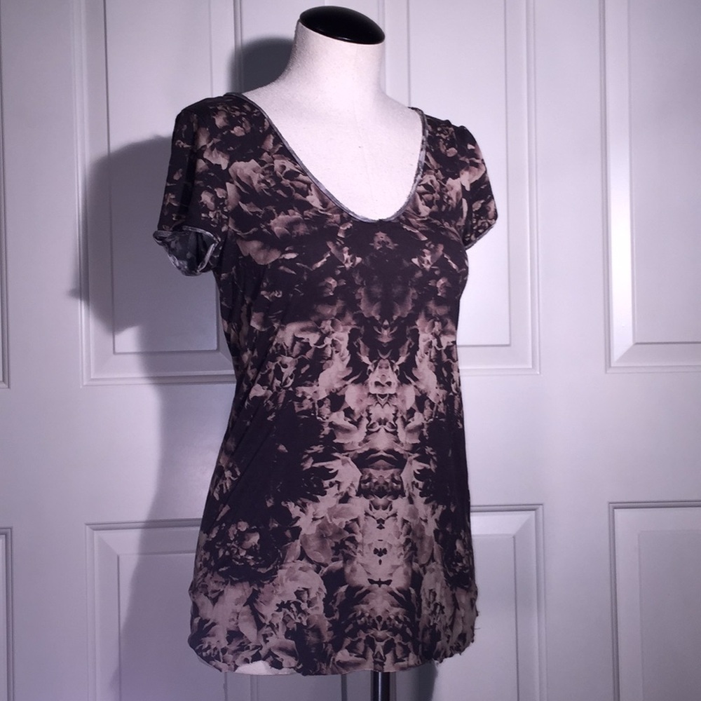 All saints grunge t shirt